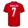 Original Trikotsatz Portugal Ronaldo 7 Heimtrikot EURO 2024 Für Kinder